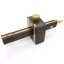 Marking Gauge Hardwood Mortice Marking Gauge Woodworking Carpenters Tool Adjustable Carpentry Marker for Construction Decoration Woodworking 20cm