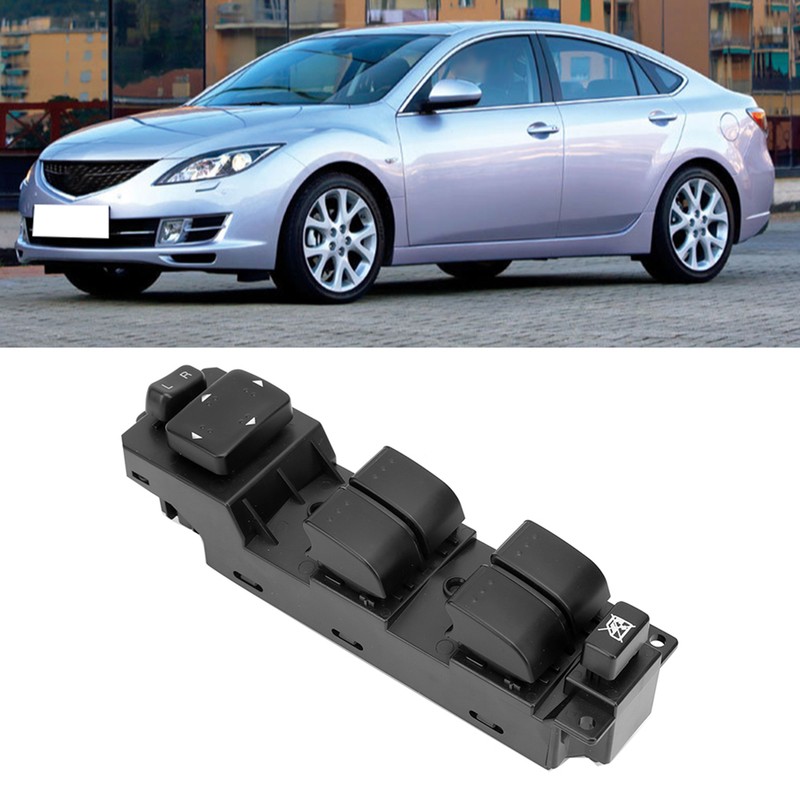 Window Power Switch Left Front Lifter Button GV2S‑66350A Fits for