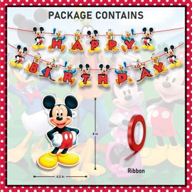 Seyal® Micky Mouse Happy Birthday Banner