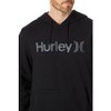 Hurley Men's One & Only Solid Fleece Pullover Hoodie, Black