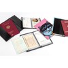 walther design Leather Passport Case Pink 12.5 x 9.1 cm