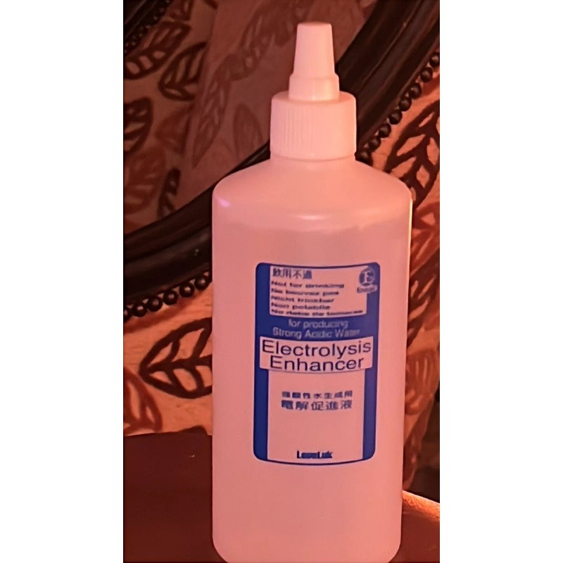 Enagic Kangen Leveluk Electrolysis Enhancer Fluid 400g Bottle K8 And
