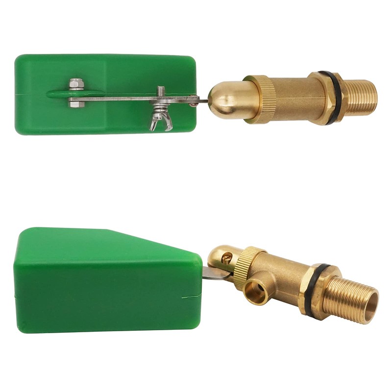 MOGOULUA Brass Valve with Float 1/2 Inch for Drinking Trough
