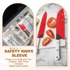 PATIKIL ABS Safety Knife Cover Sleeves for 8" Chef Knife,