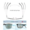 FAA'N Flip up Reading Glasses for Women Men,Square Frame Readers