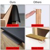 Cekikibi 10 Pack Adhesive Edge Finger Pulls for Cabinets，Kitchen Aluminium