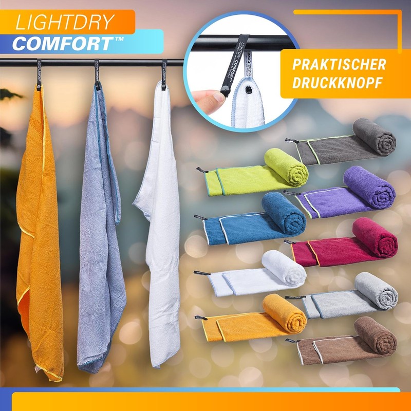Original microfiber backpack sports towel for women and men travel