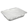 Juvale 20-Pack Half Size Aluminum Pans with Lids - 9x13