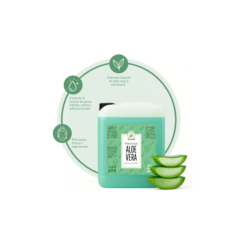 Tónico Facial De Aloe Vera Hidratante (5 Litros)