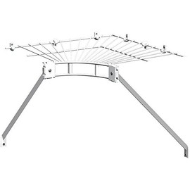 ClosetMaid Ventilated Wire Corner Shelf for 12 in. Shelf and Rod Shelving