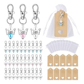 Pack of 30 Guardian Angel Pendants, Wedding Guardian Angel, Angel Keyring, Mini Angel Keyring, for Guests, Communion Confirmation Gift, Table Decoration, Gift