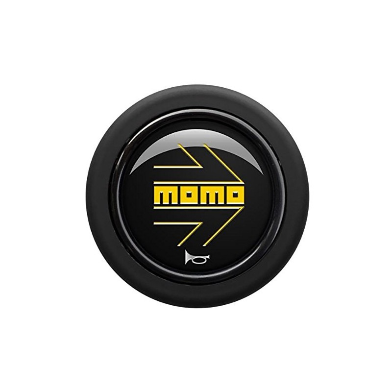 Momo (Peaches) Horn Button [Arrow] Arrow Matt Nero Nero (No