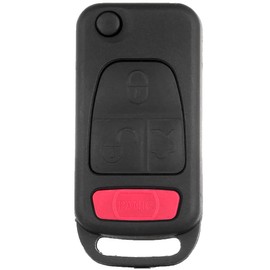 KEYALL 1 X Keyless Key Fob Shell Case for M-ercedes-Benz C220 C230 S320 S500 ML320 ML350 ML430 ML500 ML55 AMG SL320 SL500 SL600 SLK230 AMG SLK320 1994-2005 NCZMB1K 267102334