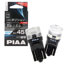 PIAA LEP127 Position LED High Brightness LED Bulb Series 6000K 45lm T10 12V 0.8W 2pcs