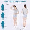 YUNFOOK Disposable Rain Ponchos for Adults - Emergency Rain Ponchos