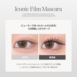 Milk Touch Iconic Mascara (Film) Waterproof Curl Keeping Fibers (Ash Pink)