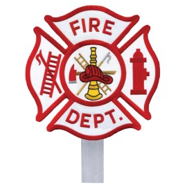 Roventeur Fire Department Grave Flag Holder