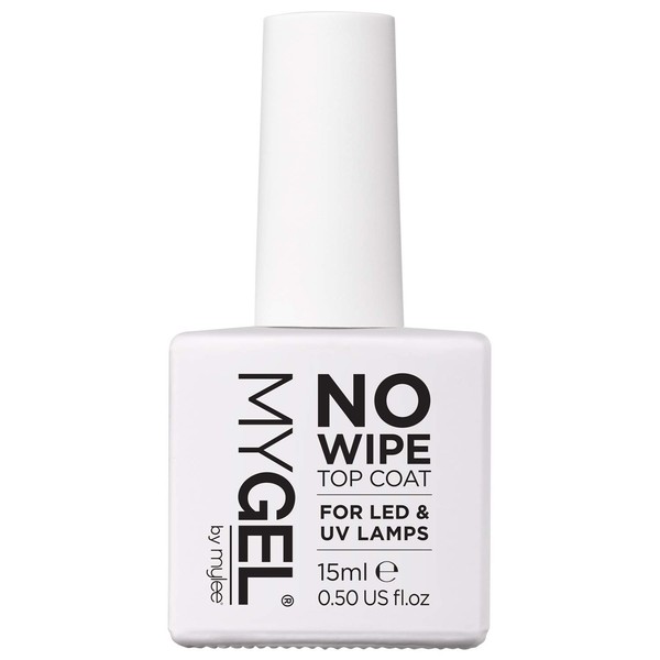Mygel by Mylee No Wipe Top Coat 15ml UV LED Soak Off Nail Art Manicure Pedicure