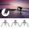 3 Pcs Stainless Steel 3/8 Inch Interface Non slip Camera