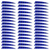 MECCANIXITY Arrow Vanes Arrow Fletching 4" Shield Shape Turkey Feathers