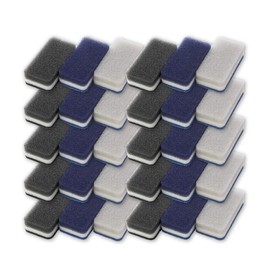 Duskin Sponges, Hard Type, Antibacterial, For Kitchens, 30 Pieces, Kitchen Sponge, Oil Stain Resistant, Long Lasting (Set of 3 Colors, Hard Type, Monotone N x 10)