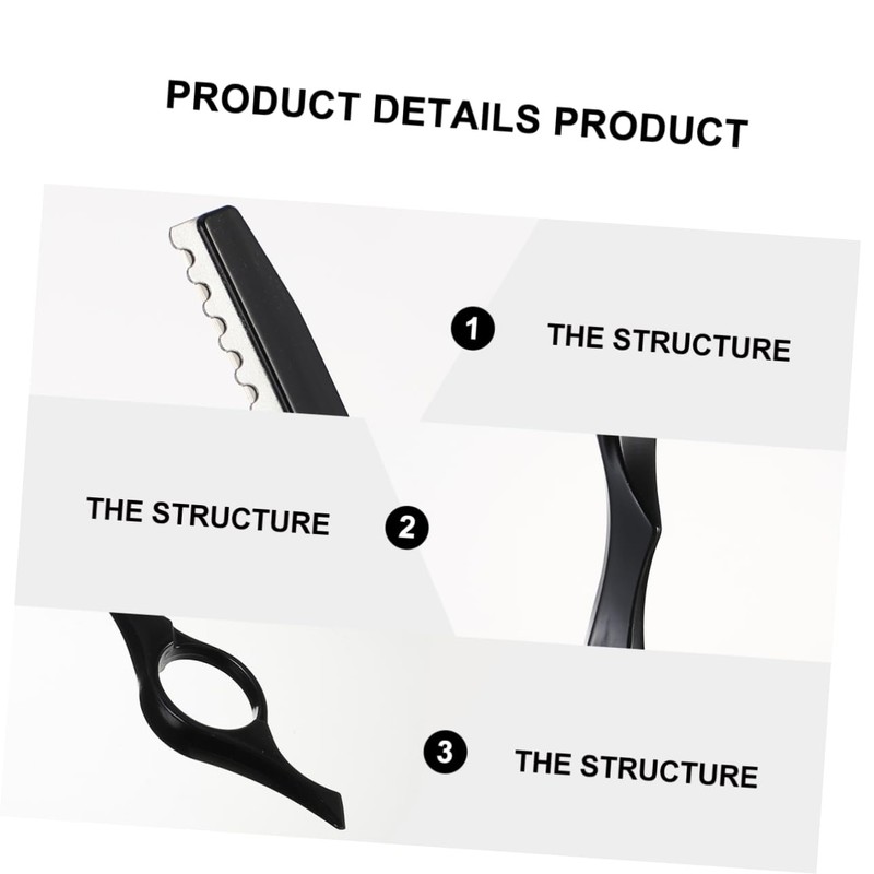 Baluue 1 Set Hair Styling Thinning Razor with Replacement Blades