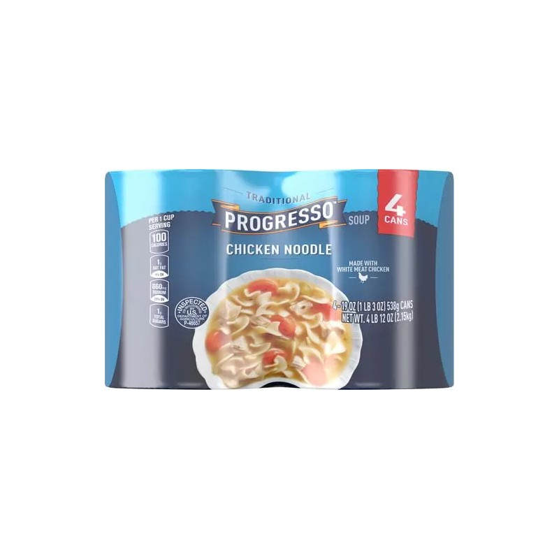 Progresso Traditional, Chicken Noodle Soup, Ready To Serve, 19 oz.,