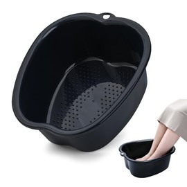 JOYMAY Foot Soaking Bath Basin, Soaking Tub, Large Basin, Feet Pedicure|Foot Massager, Ideal for Relaxation & Stress Relief - Perfect for Home & Spa Use (Black)