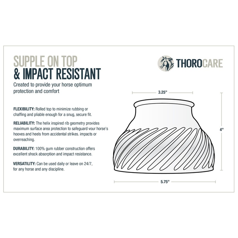 Thorocare Helo Bell Boots - Black