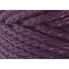Lukche 2mm Macrame Cord Premium 100% Polypropylene 153 Yards Polyester Rope,Colorful Yarn Crochet Macrame Bag Craft for Wall Hangers, Bags, Bottom Plates, Carpets (Damson, 3 Skein)