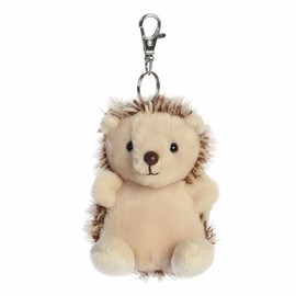 Aurora® Adorable Palm Pals™ Hedgie Hedgehog™ Clip-On - Fun Collectible Plush for Kids and Adult Collectors - Perfect for Decorating Rooms and Birthday Gifts - Brown 4 Inches