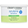 Clean + Easy Soft Wax for Hair Removal with Azulene – Gentle Wax for Sensitive Skin, Redness & Irritation Reduction, 14 oz