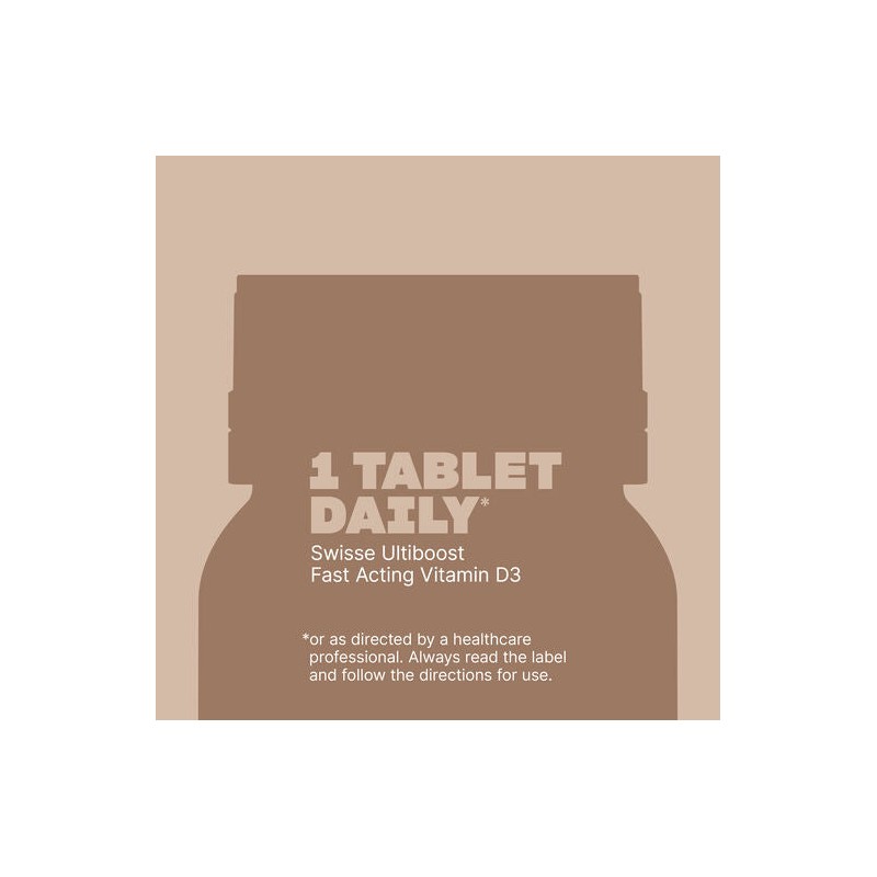 Swisse Ultiboost Fast Acting Vitamin D3 90 Tablets - SHORT