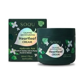 Heartleaf Crema calmante – Hidratante facial de hidratación profunda para pieles sensibles, cuidado intensivo de barrera y tratamiento facial calmante