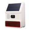 Solar Alarm Wireless DC 5V 433MHz 100dB Infrared Sensor IP65