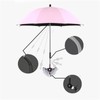 Baby Stroller Parasol UV Protection Free Rotation Detachable Universal Stroller