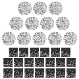 12 Placemats And 20 Paper Towels, Round Placemats, Glitter Placemats, Table Decoration For Restaurant, Home, Wedding, Party