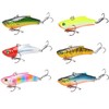 Vibration Swordfish Vibe 70ES 6 Color Set 0.6 oz (18 g) Lures VIB Bass/Sea Bass/Flounder/Blackfish/Catfish