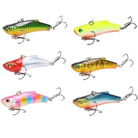 Vibration Swordfish Vibe 70ES 6 Color Set 0.6 oz (18 g) Lures VIB Bass/Sea Bass/Flounder/Blackfish/Catfish