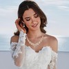 Ever Faith Wedding Bridal Jewellery Sets for Women, Sparkly Rhinestone