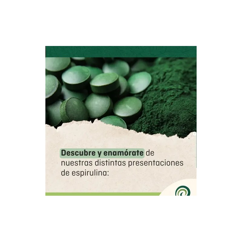 Spirulina Orgánica Máxima. 2 Paks Espirulina 500 Bolitas C/u