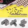 Hilitchi 144pcs 16 Sizes Carbon Steel Round Ended Feather Key