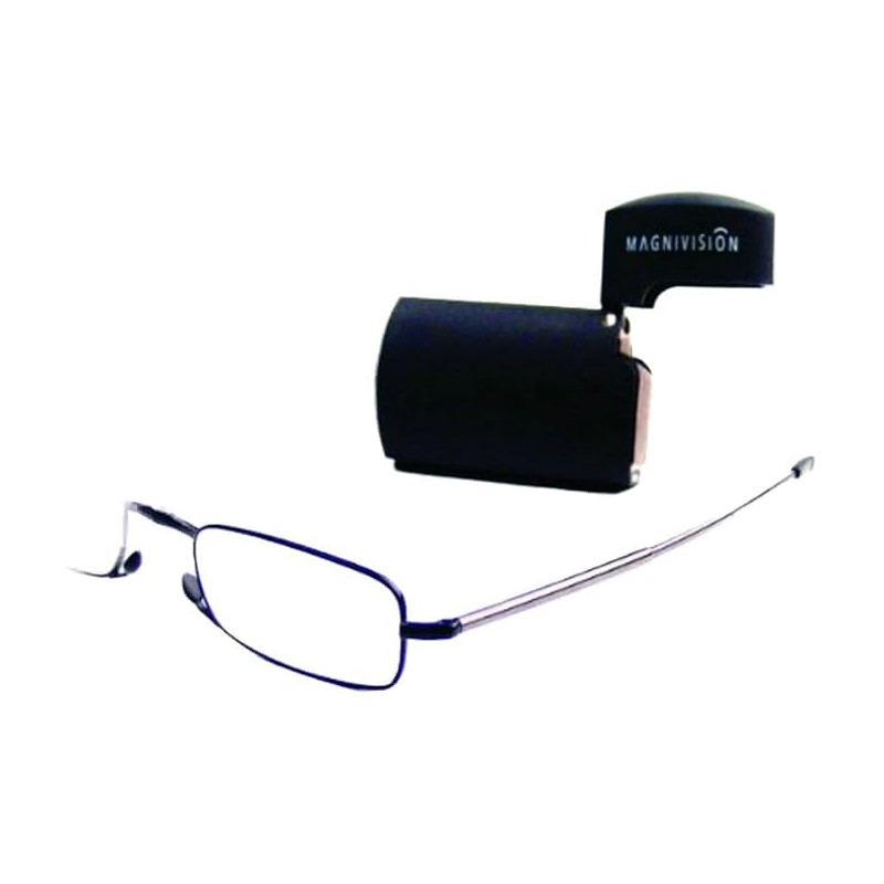 Magnivision Gideon Folding Reading Glasses with Case +1.50