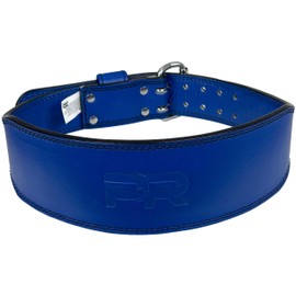 Women's 100% Pure Heritage Full Grain Leather Lifting Belt – Handcrafted with Extra Padding, Double Prong Buckle & Double Stitching (Sky Blue L)