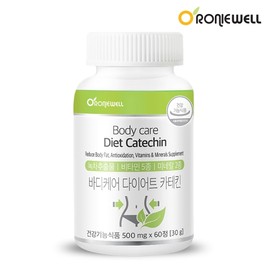 Ronnywell Body Care Diet Catechin 500mg x 60 Tablets / 로니웰 바디케어 다이어트 카테킨 500mg x 60정