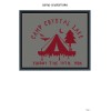 Unbranded Camp Crystal Lake blanket pattern, 60x50", written and graph pattern included