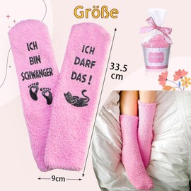 AONVEKI Pregnancy Gift Relationship Socks Expectant Mum Gift, Socks Gifts for Expectant Mothers Pregnant Women Girlfriend Gift Pregnancy Announcement, pink