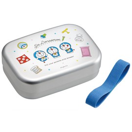 Skater ALB5NV-A Doraemon Lunch Box, Line Design, Sanrio, 12.5 fl oz (370 ml), Aluminum, Compatible with Thermal Storage Box, For Kids, Made in Japan
