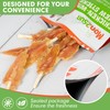 MON2SUN Dog Rawhide Twist 4-4.5 Inch Chicken Wrapped Rawhide Sticks
