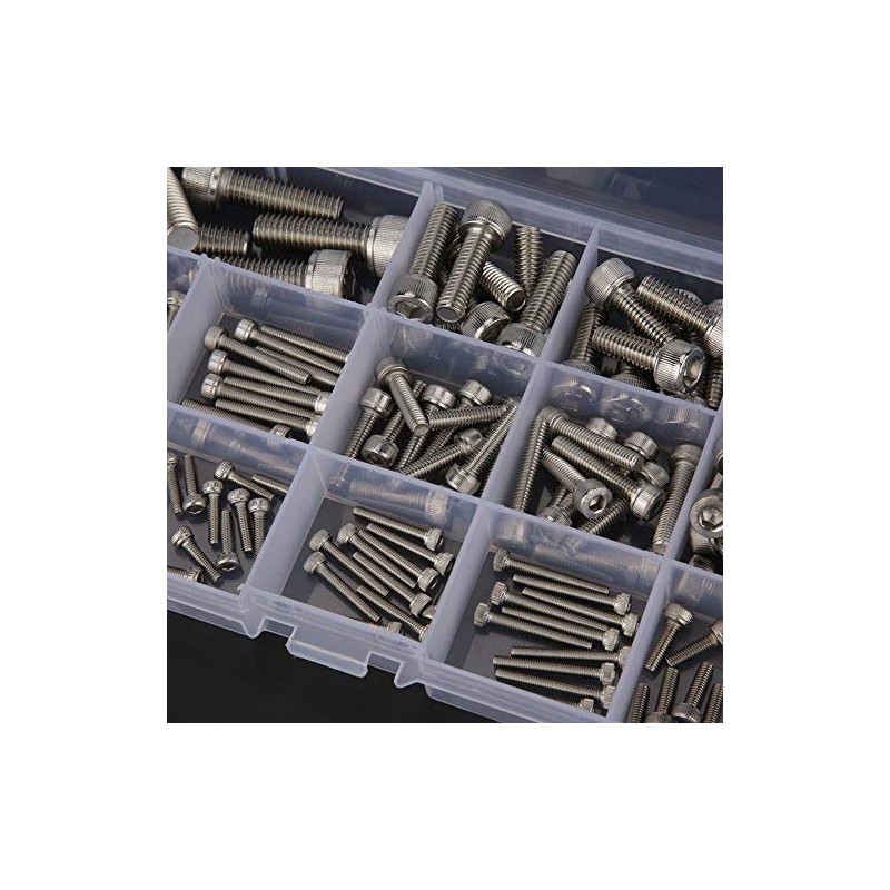 135pcs fijar M2.5 M3 M4 M5 M6 M8 304 tornillos